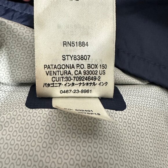 Patagonia Torrentshell H2No  Women's Medium Rain Jacket - Blue - Picture 8 of 14